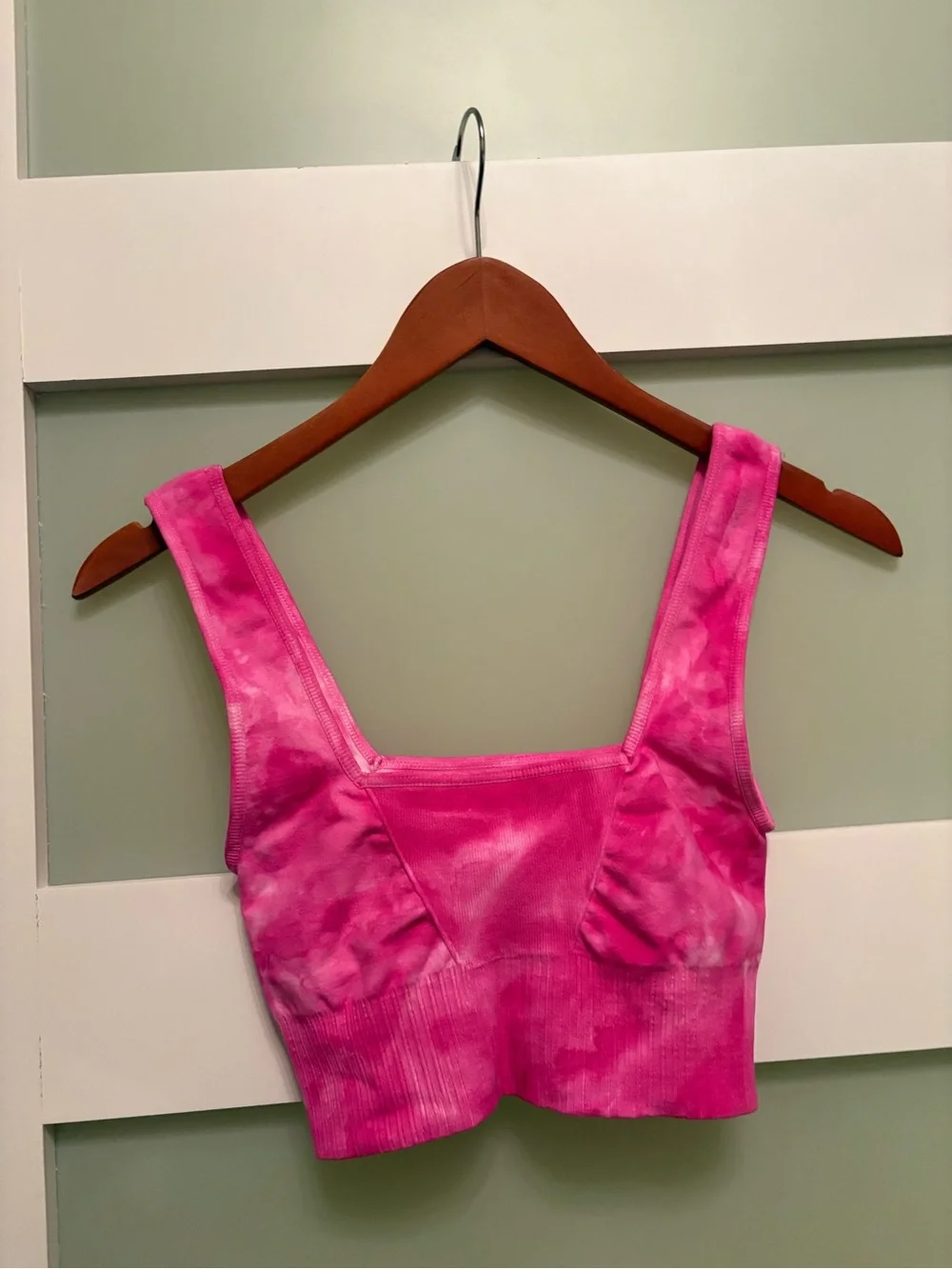 Free People Movement Good Karma Square Neck Tie Dye Bra